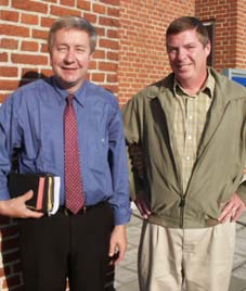 Jens Kristian Larsen sammen med Orla Lindskov Christensen